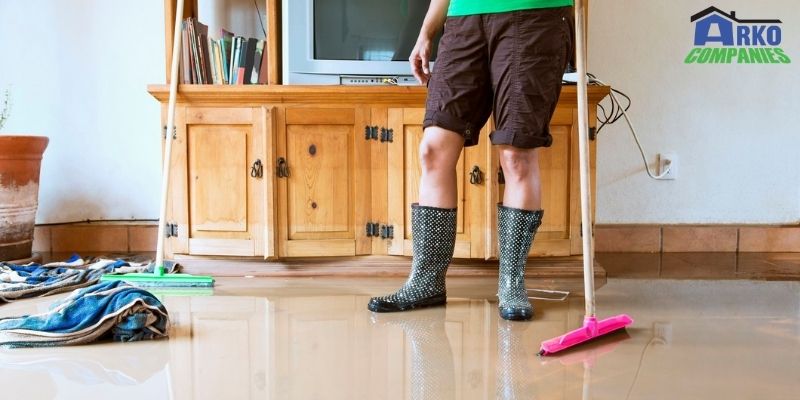 Focus On Drying The House And Cleaning Up