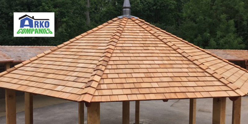Wood Shingle Roofing Material
