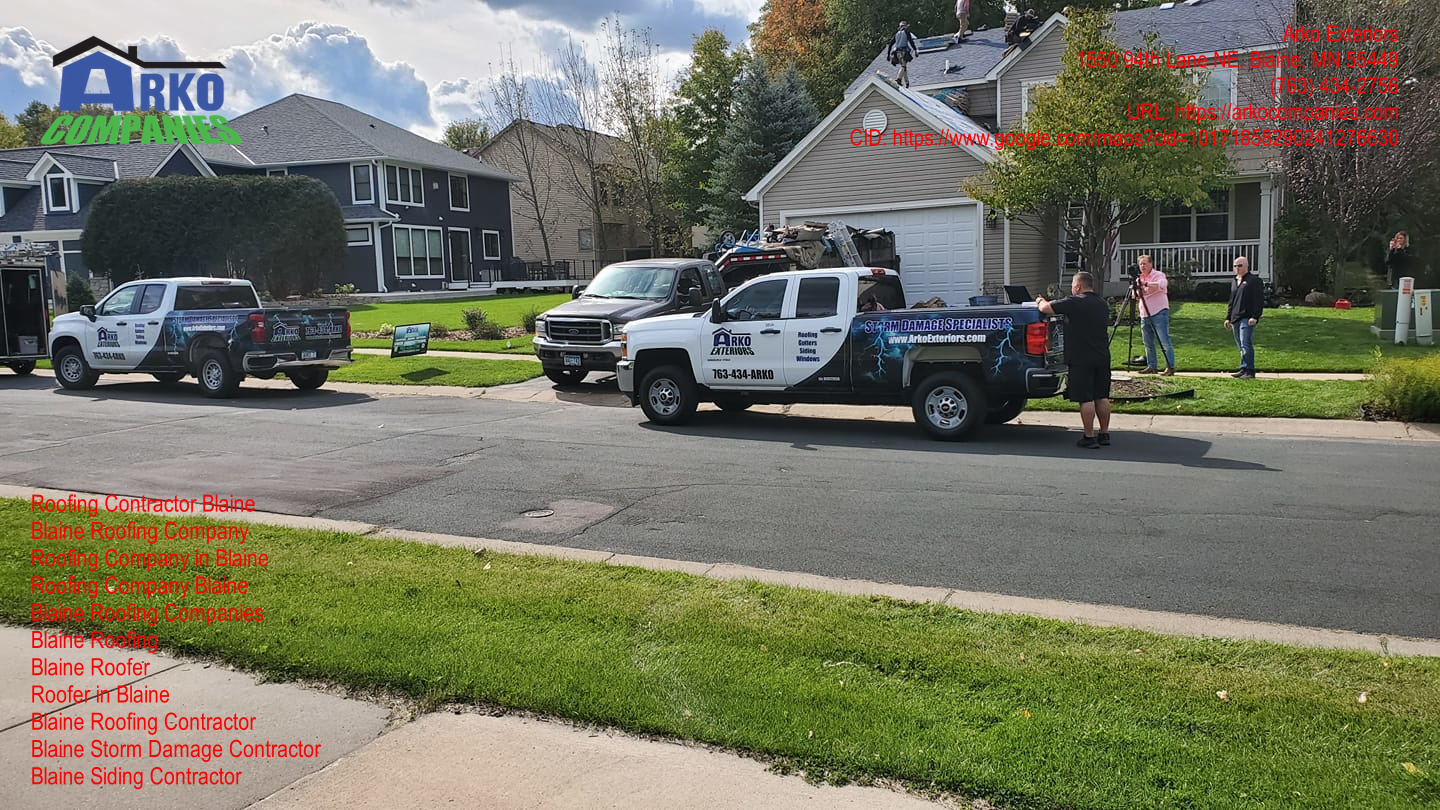 A professional roofing contractor in Blaine, Minnesota