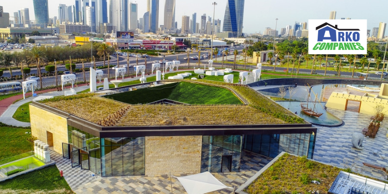 The Green Roofing System Maintains A Cool Environment And Is Energy Efficient