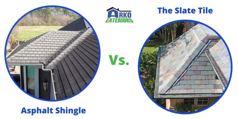 Lifespan of Asphalt Shingle Roof and Slate Tile Roof