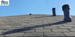 Asphalt roofing material
