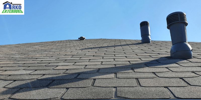 Asphalt roofing material