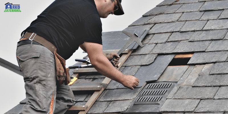 Replace missing or broken shingles