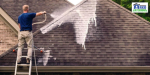 Cleaning the roof
