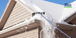 Use a roof rake