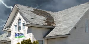 Roof damage from Summer Storms